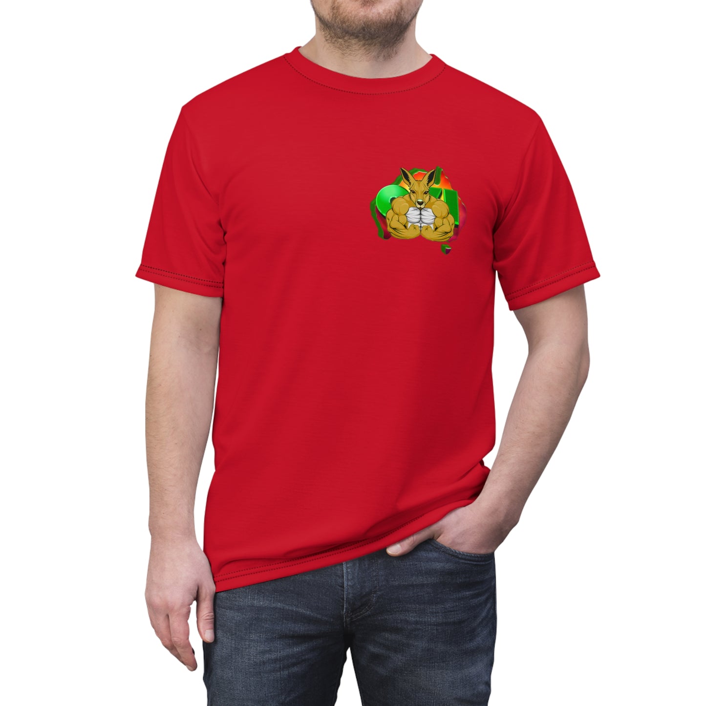 Ozi Grunt T-Shirts - Red