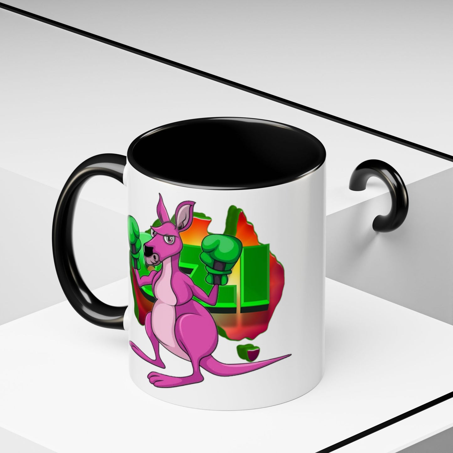 Ozi Mugs - Pink Kangaroo