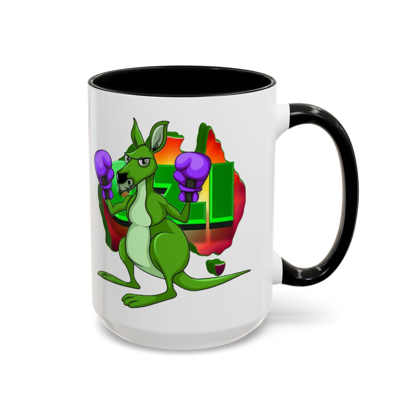 Ozi Mugs - Green Kangaroo