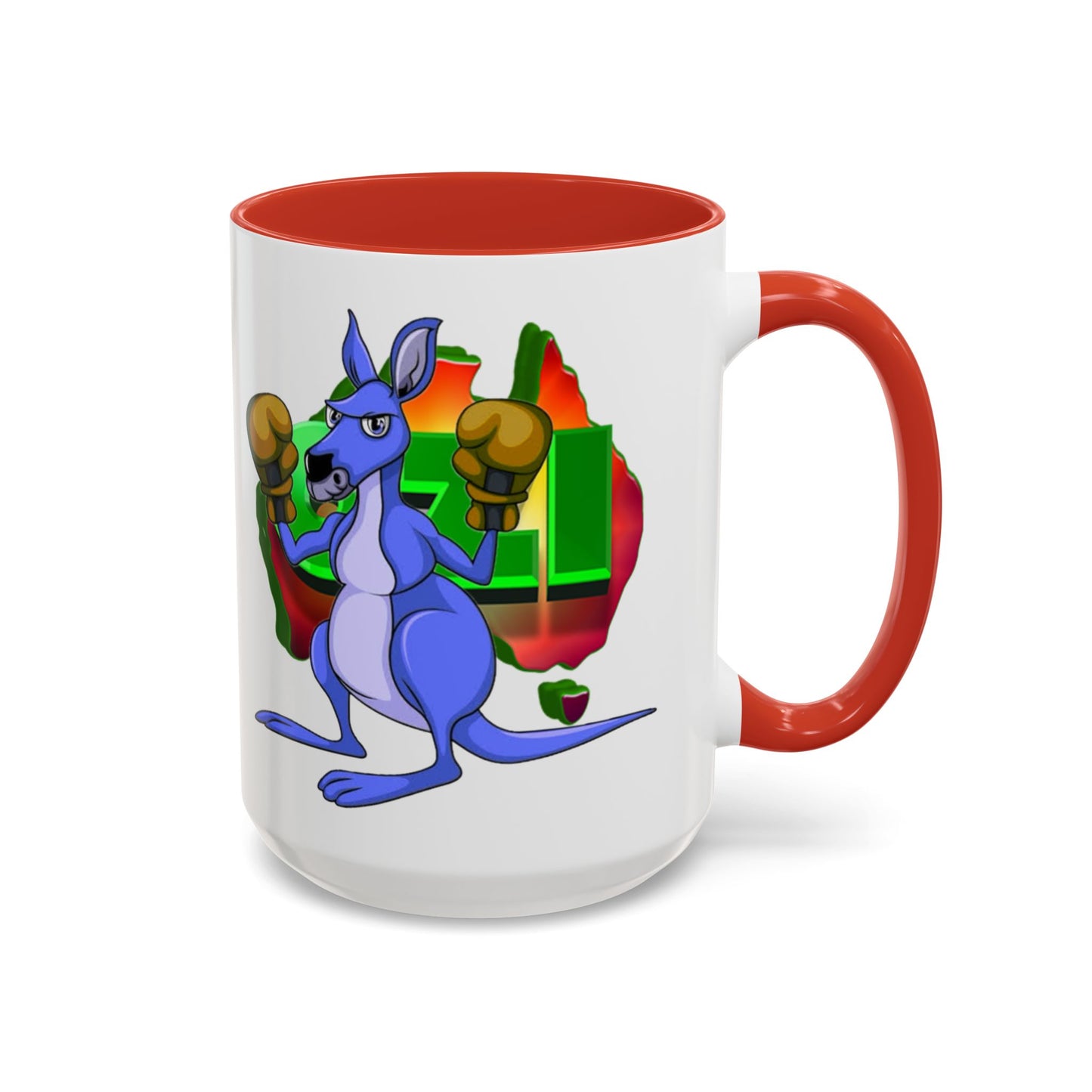 Ozi Mugs  - Blue Kangaroo