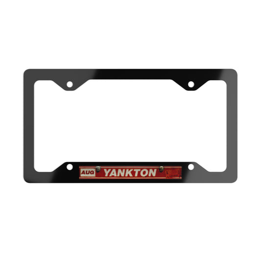 Yankton Metal License Plate Frame