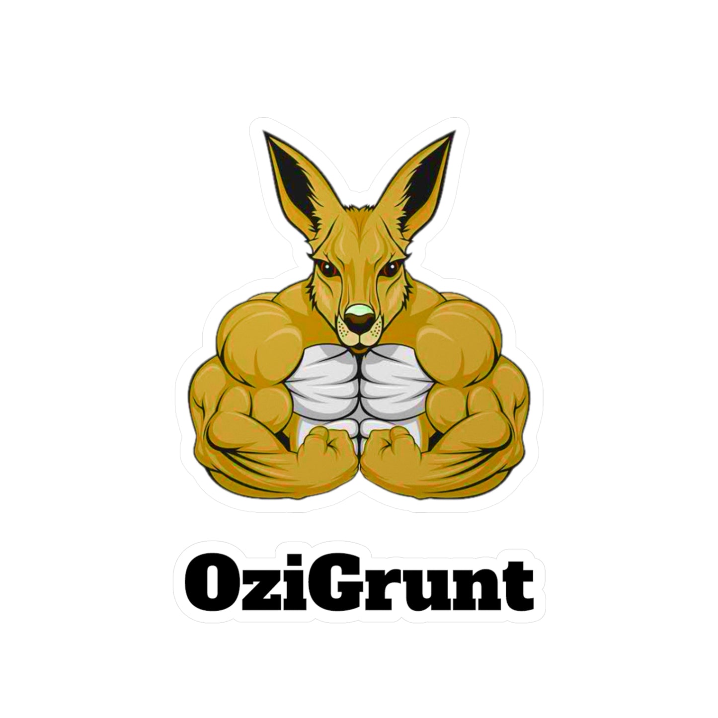 Ozi Grunt Stickers - Gold