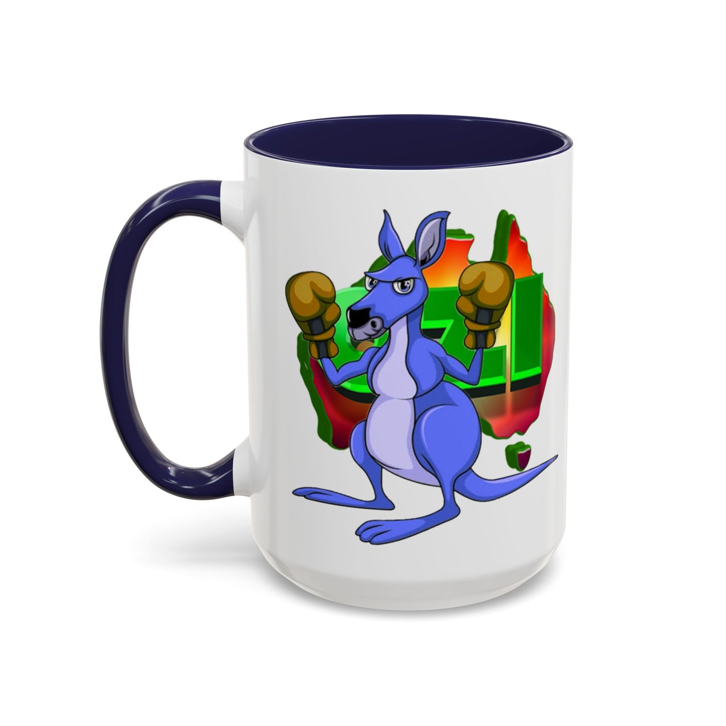 Ozi Mugs  - Blue Kangaroo