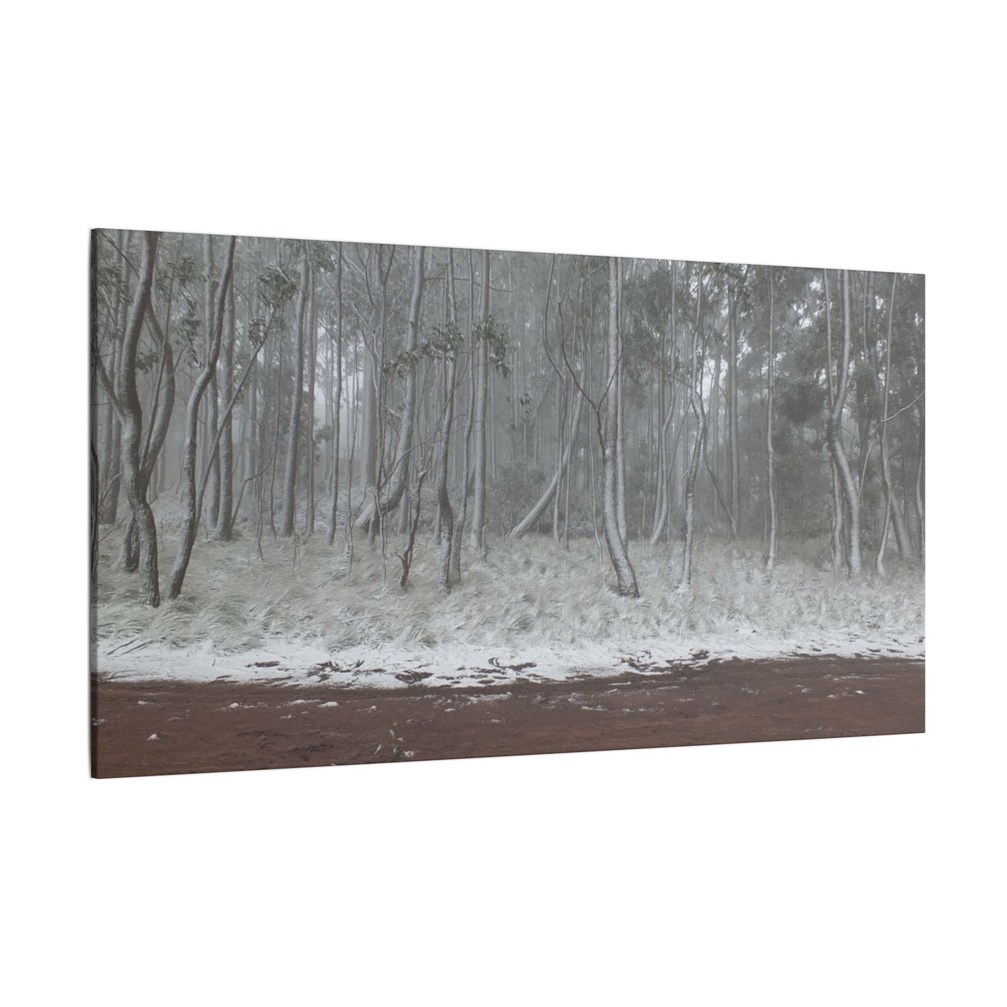 Pix By Ozi  "Snow In Ballarat Hills"  Victoria Australia printed on Canvas