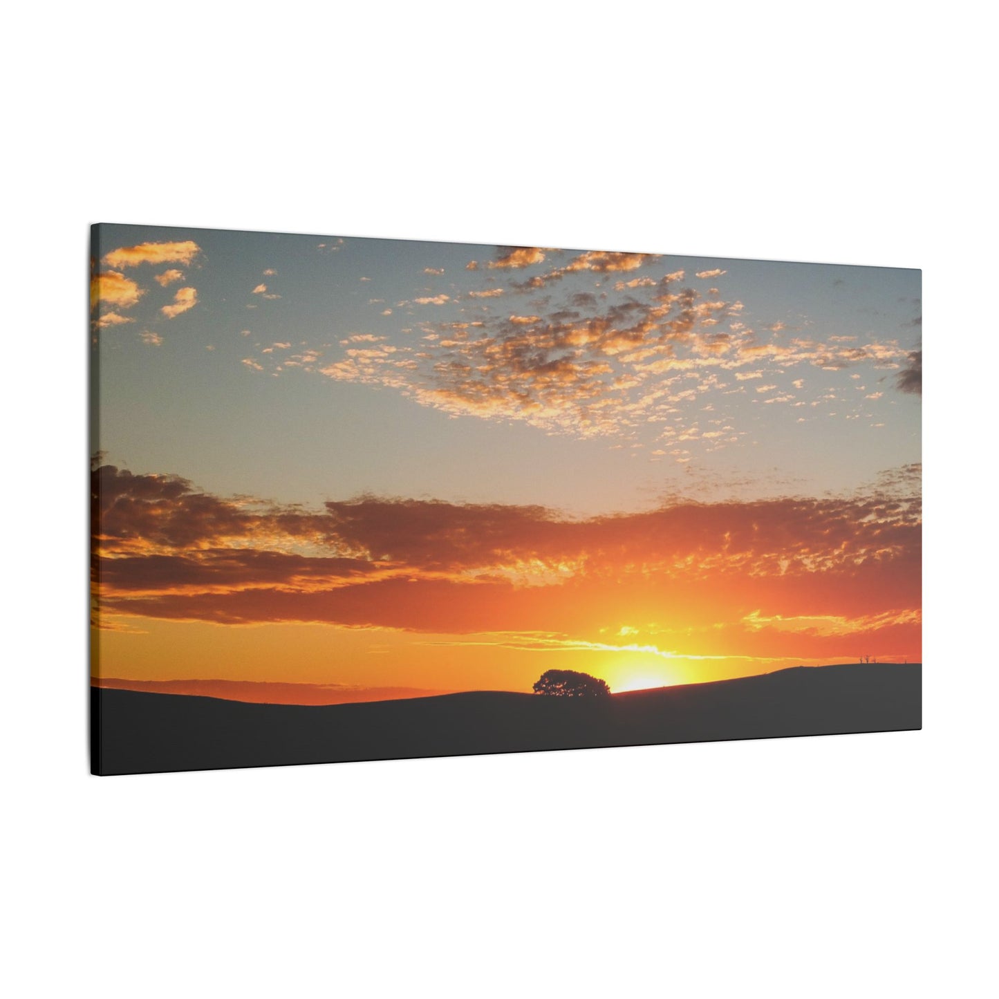 Pix By Ozi  "Doo Hill Sunset "  Victoria Australia printed on Canvas