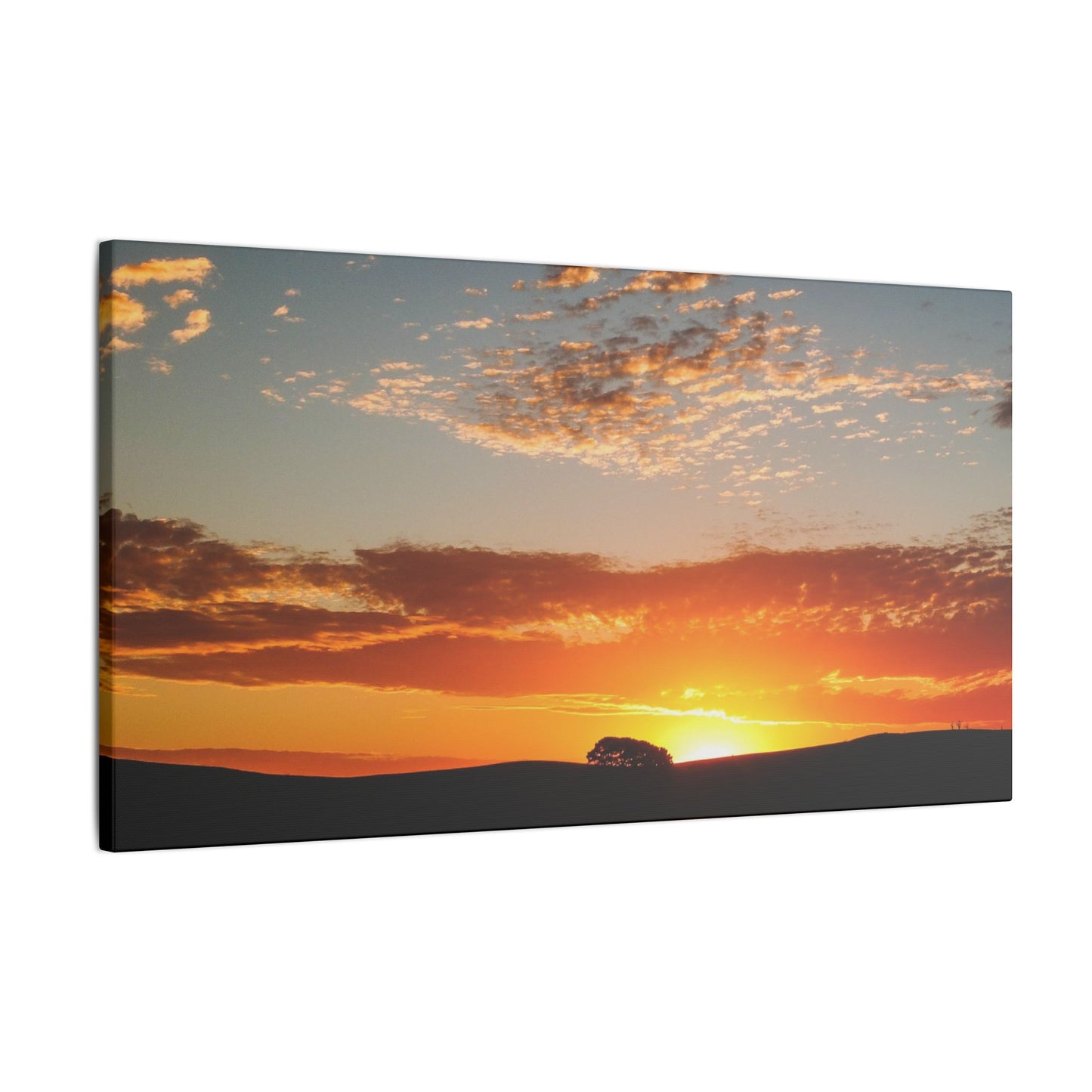 Pix By Ozi  "Doo Hill Sunset "  Victoria Australia printed on Canvas