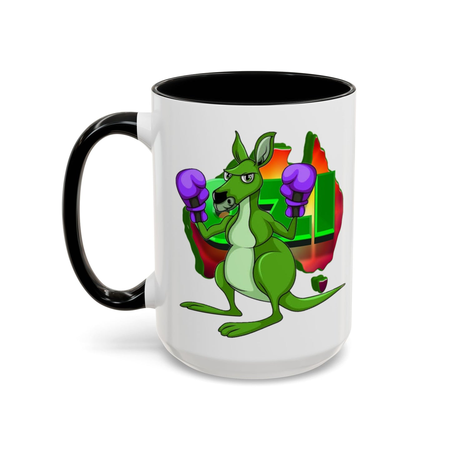 Ozi Mugs - Green Kangaroo