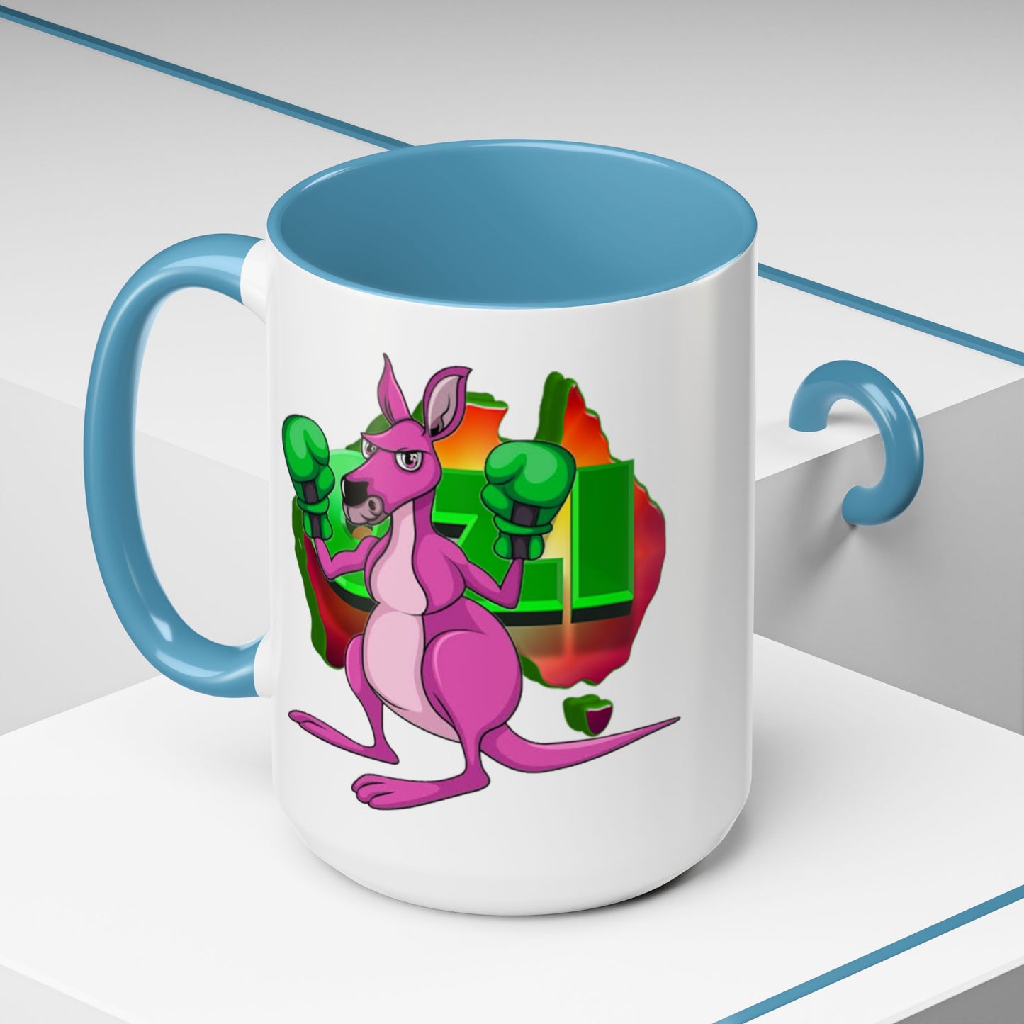 Ozi Mugs - Pink Kangaroo