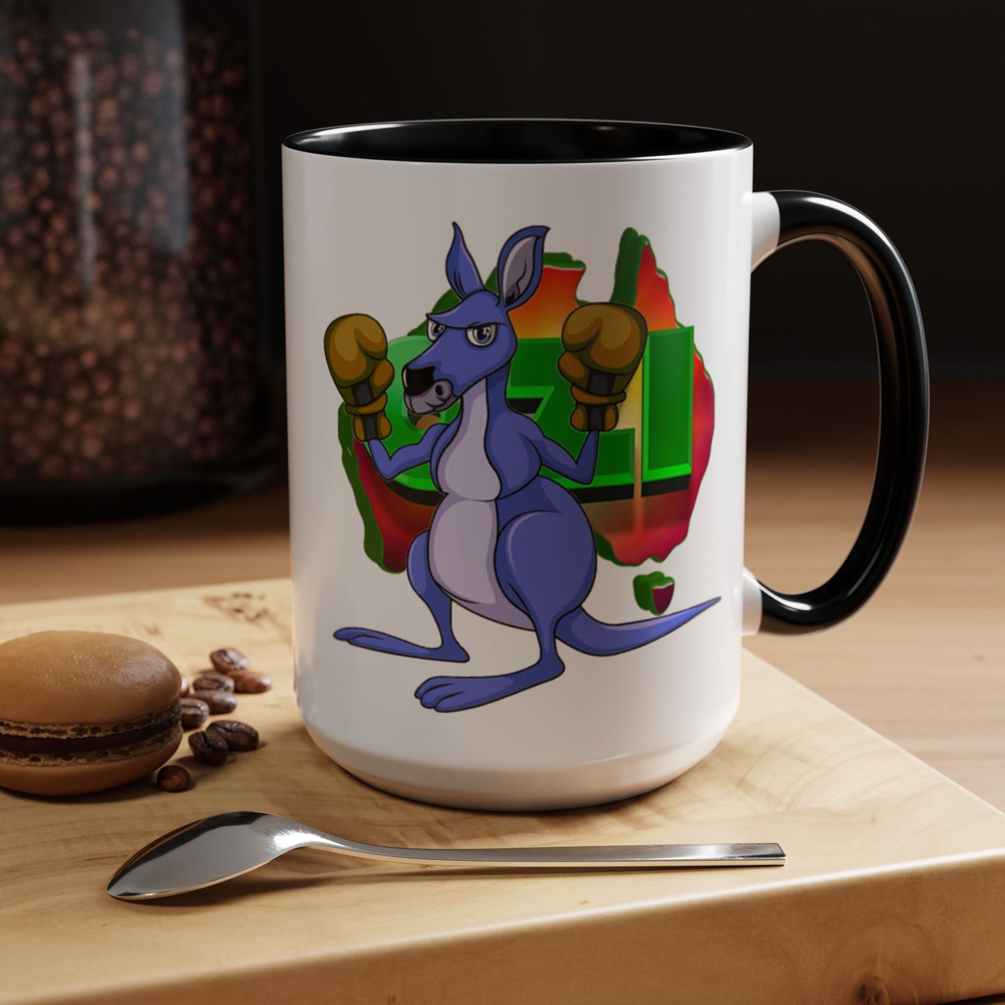 Ozi Mugs  - Blue Kangaroo