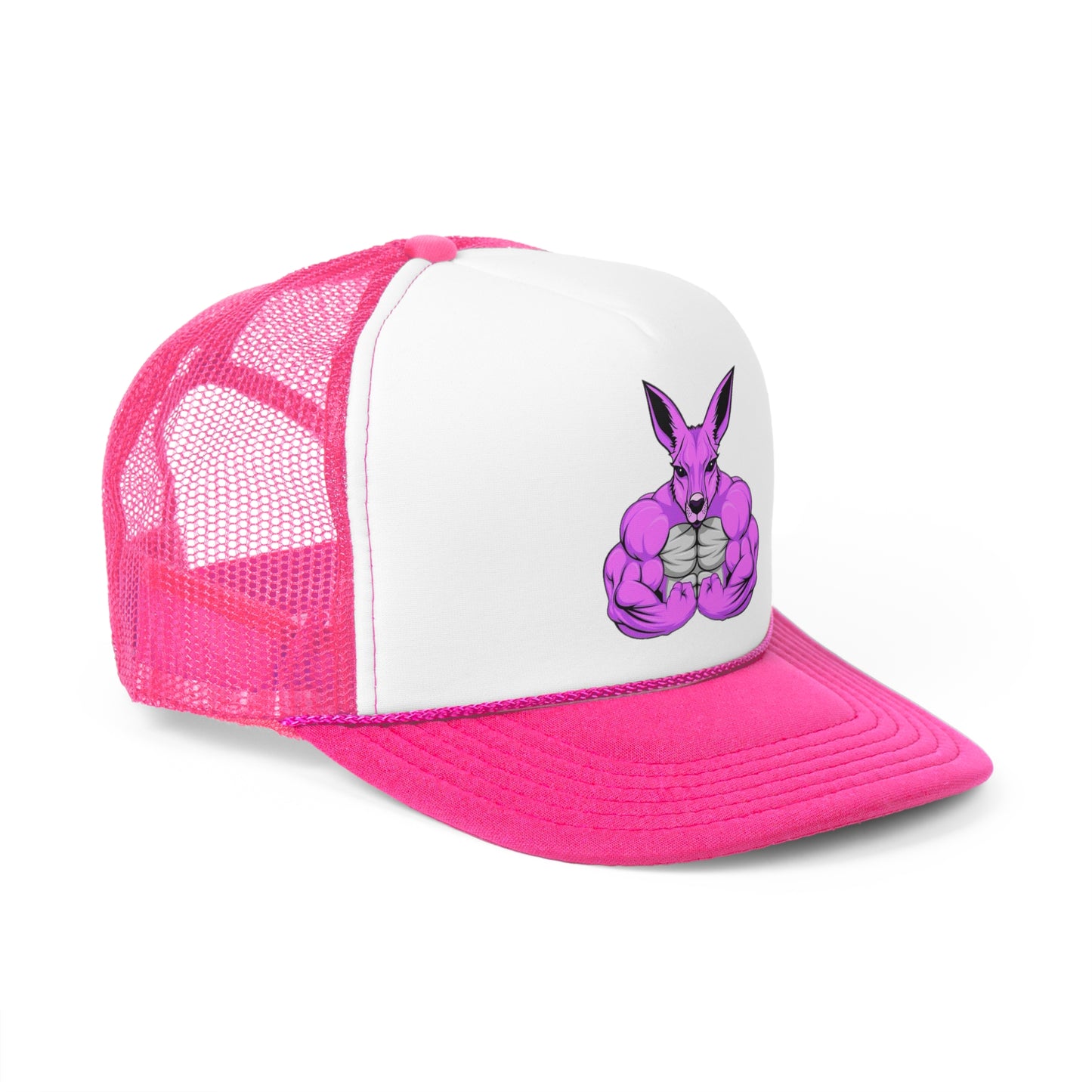 Ozi Grunt Kangaroo Trucker Caps - Pink