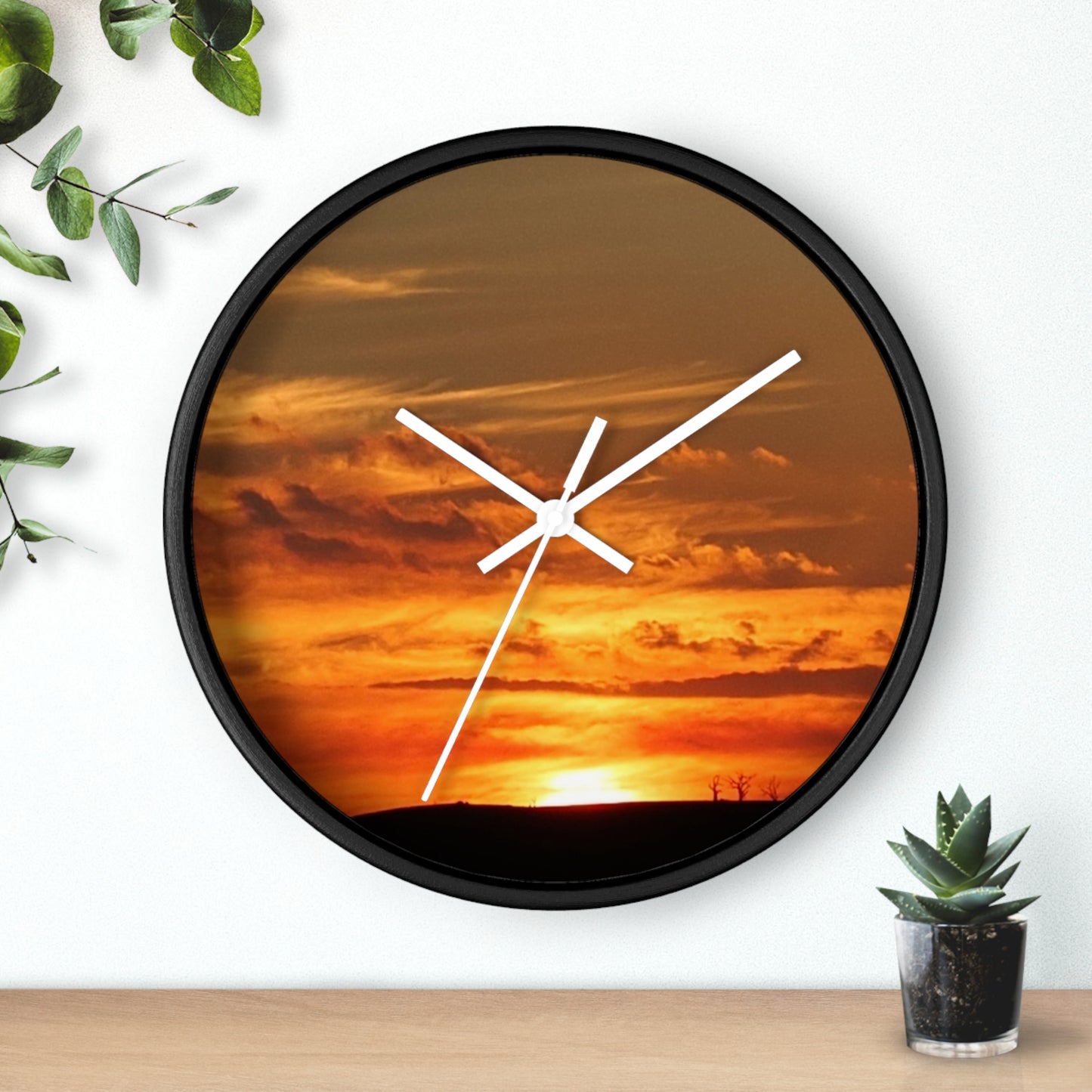 Ozi Pix Wall Clock - Sunset