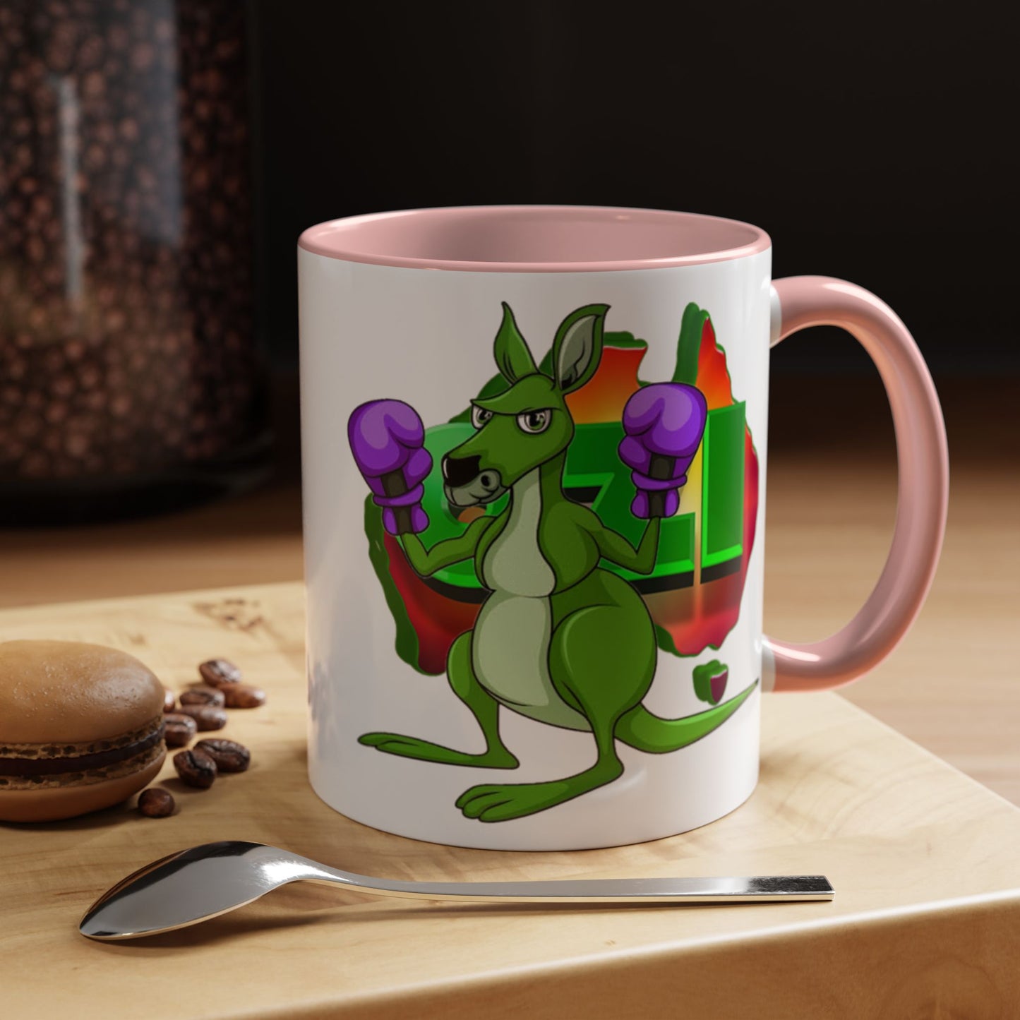 Ozi Mugs - Green Kangaroo