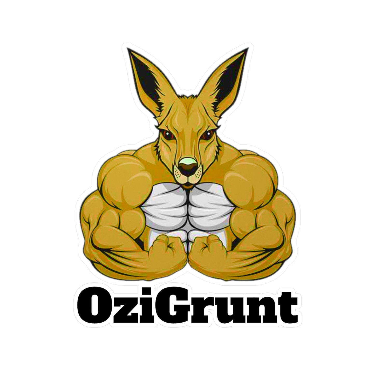 Ozi Grunt Stickers - Gold