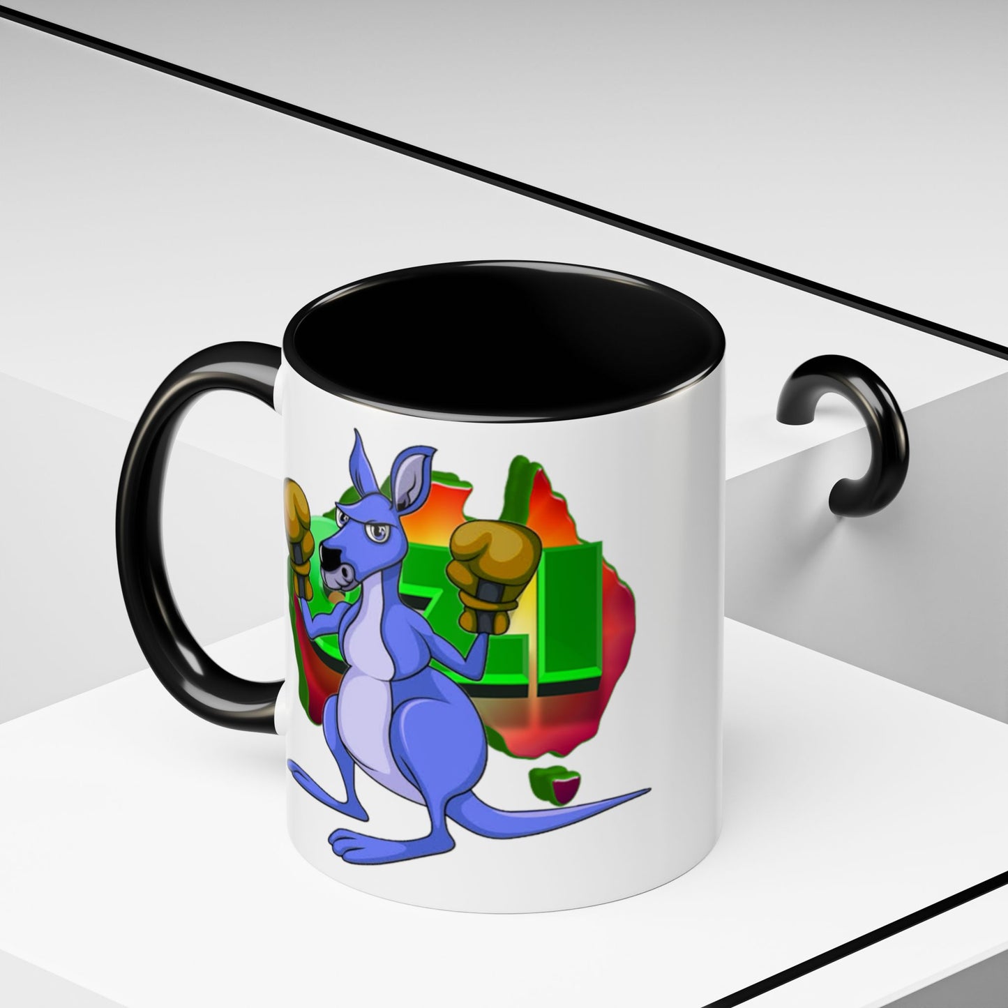 Ozi Mugs  - Blue Kangaroo