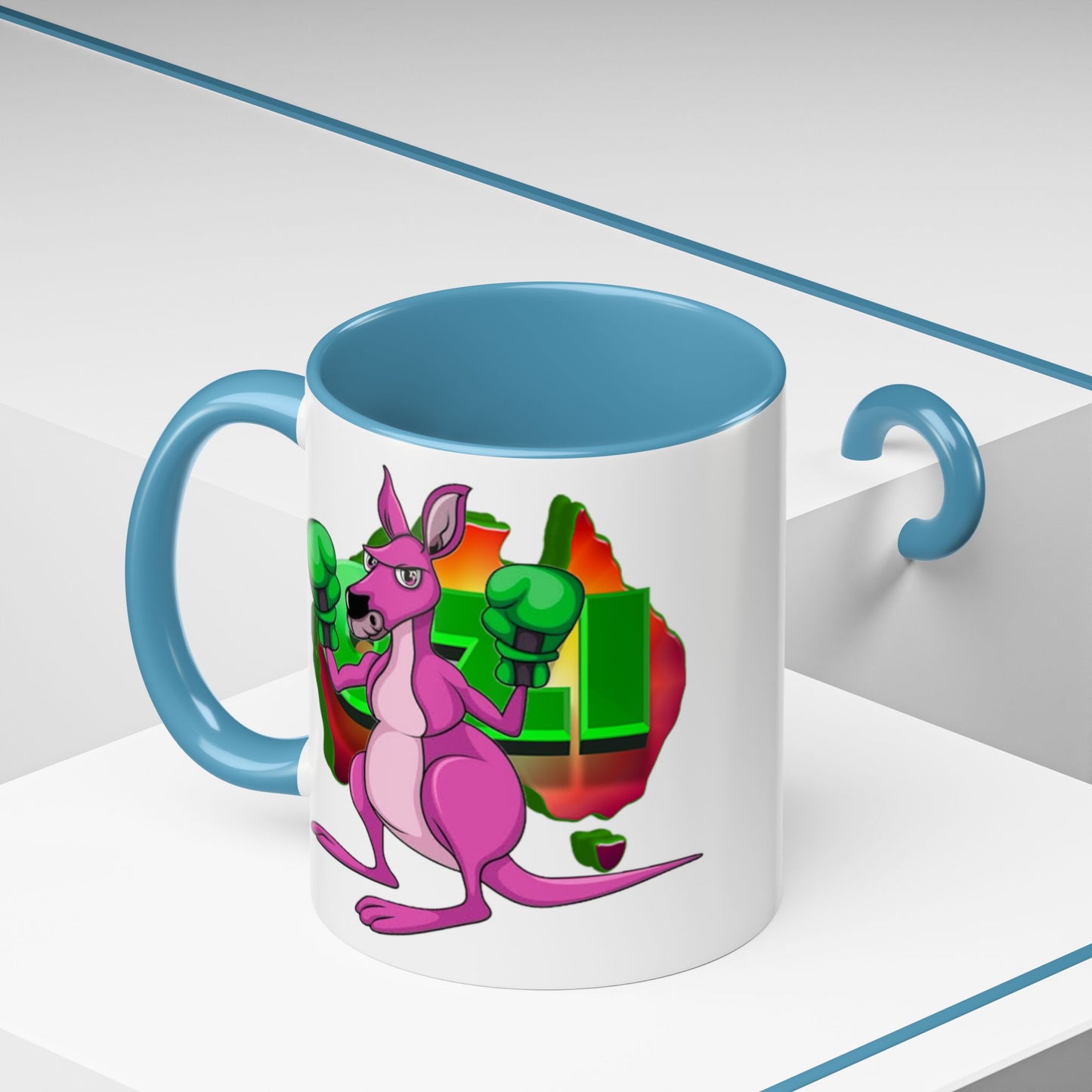 Ozi Mugs - Pink Kangaroo