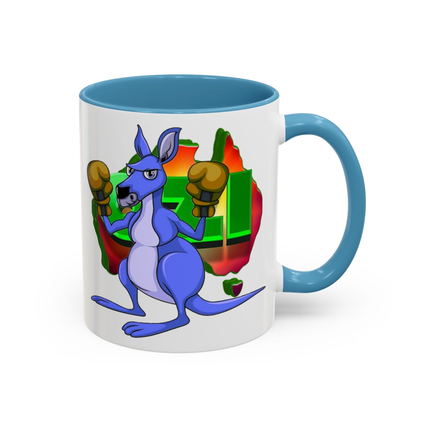 Ozi Mugs  - Blue Kangaroo