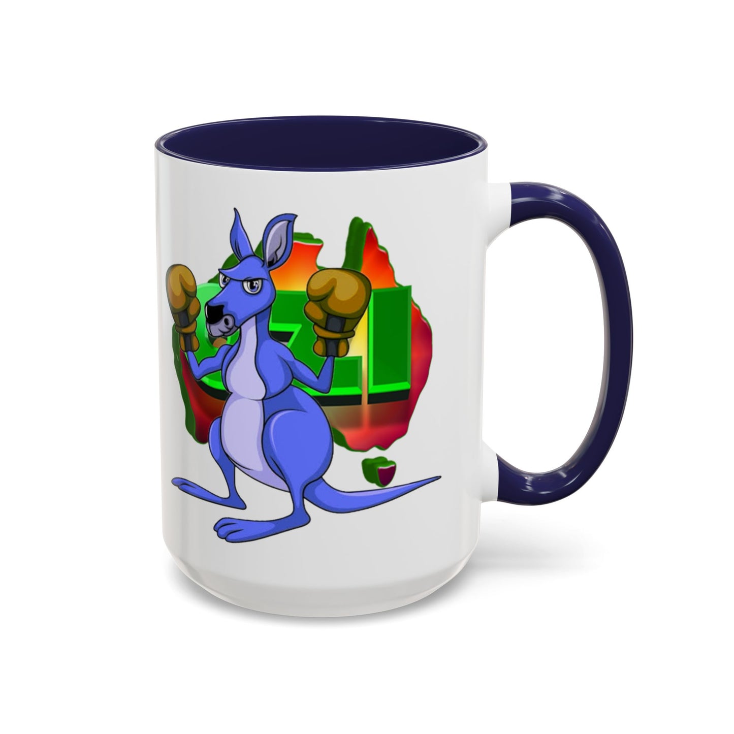 Ozi Mugs  - Blue Kangaroo