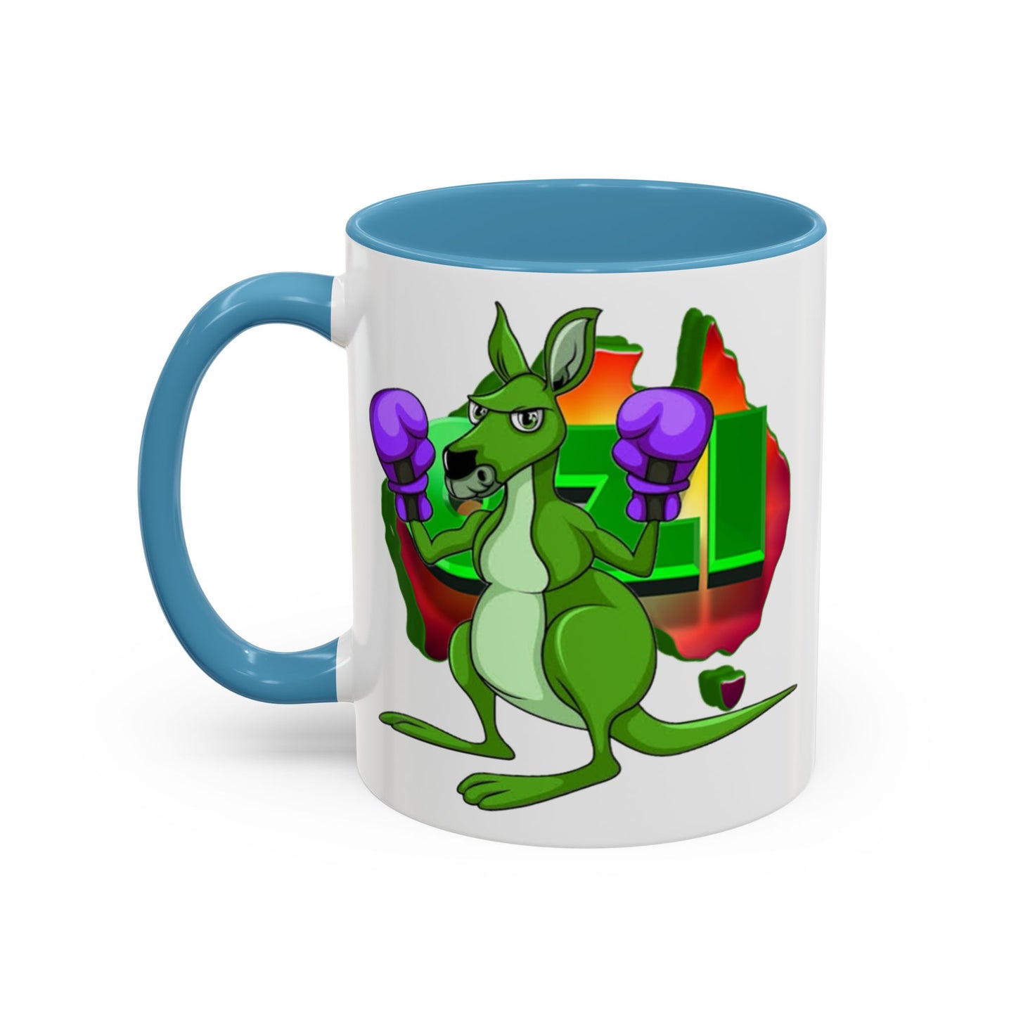 Ozi Mugs - Green Kangaroo