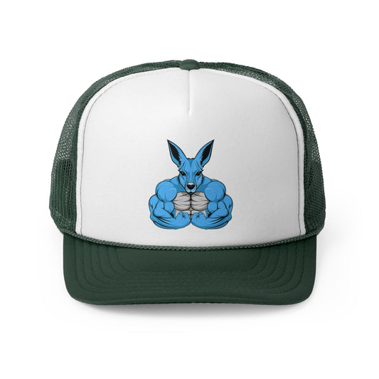 Ozi Grunt Kangaroo Trucker Caps - Blue