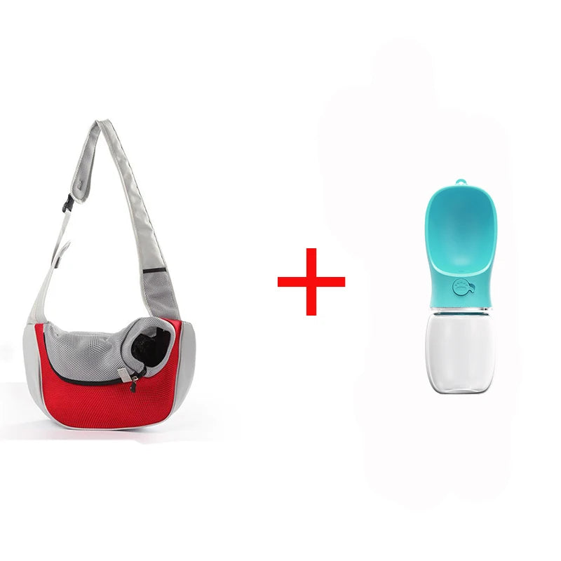 Comfort Mesh Dog Carrier Outdoor Shoulder Bag Handbag Oxford Slings Pet Travel Cats Tote Breathable Puppy Front Outdoor Cover