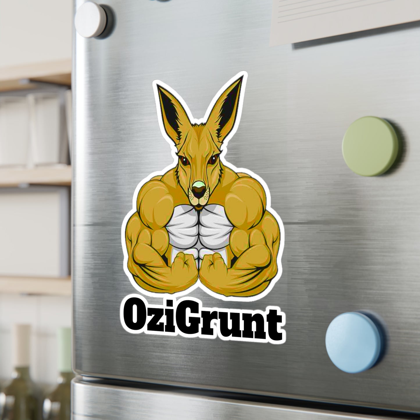 Ozi Grunt Stickers - Gold