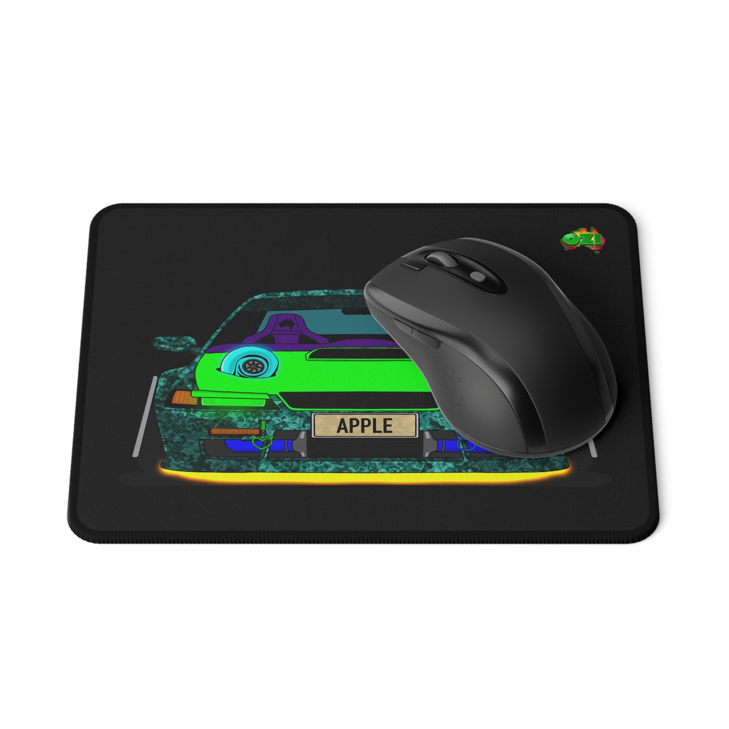 Ozi "APPLE" plated Layer Art Non-Slip Gaming Mouse Pad