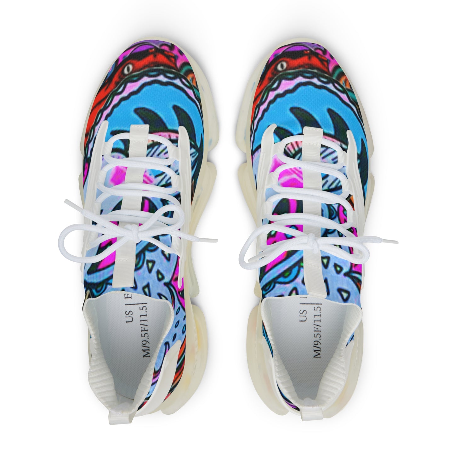 Ozi Mesh Sneakers - Mens -  Hand Drawn Art