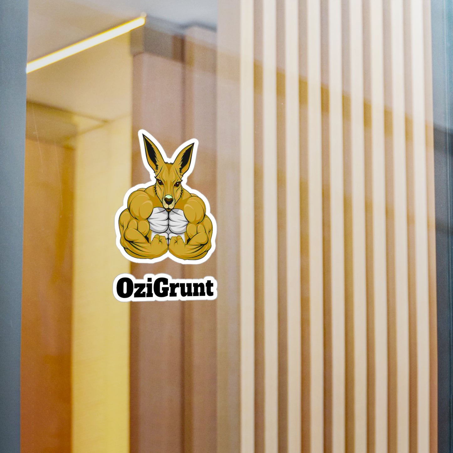 Ozi Grunt Stickers - Gold