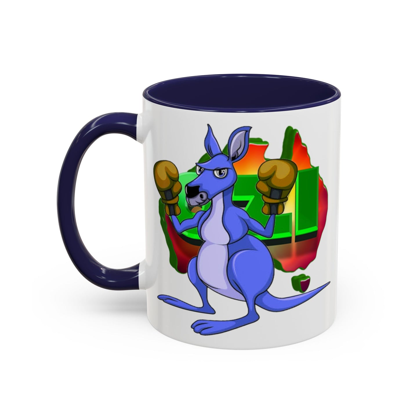 Ozi Mugs  - Blue Kangaroo