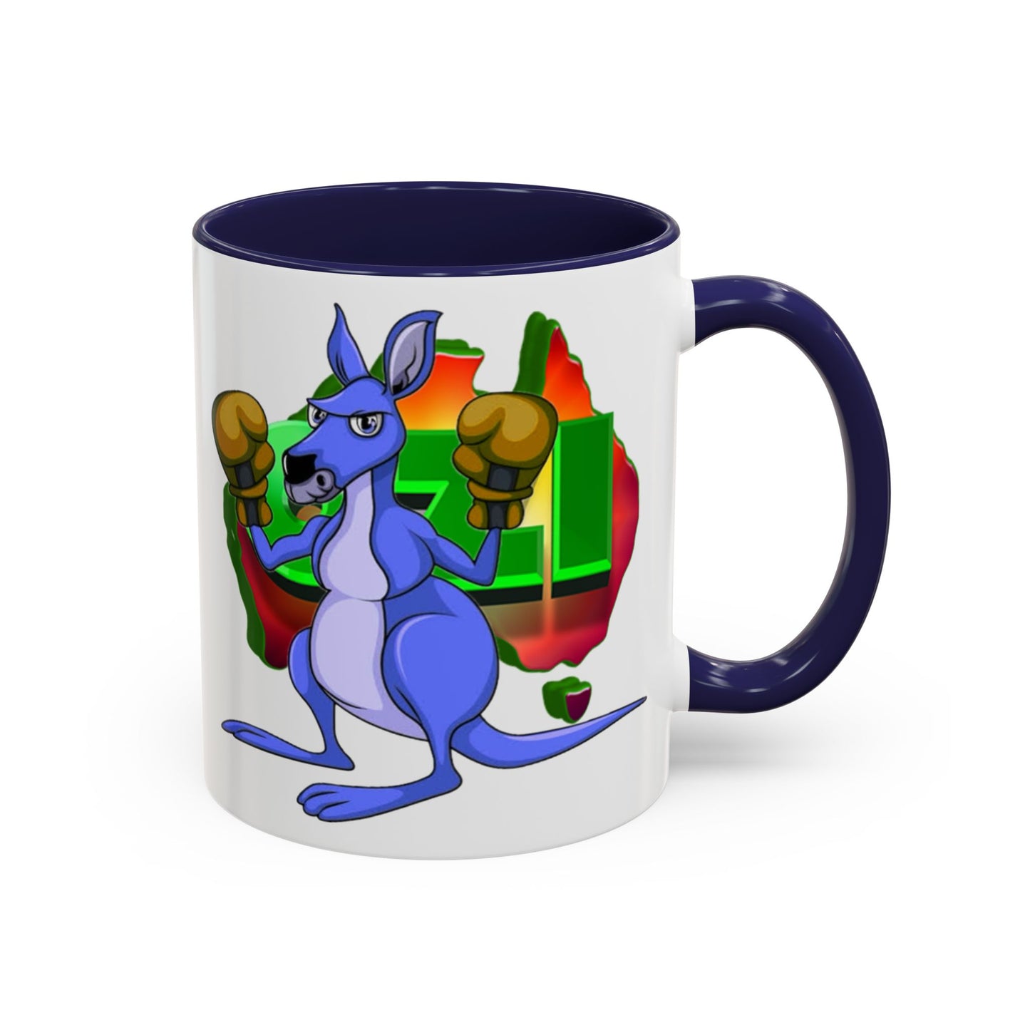 Ozi Mugs  - Blue Kangaroo