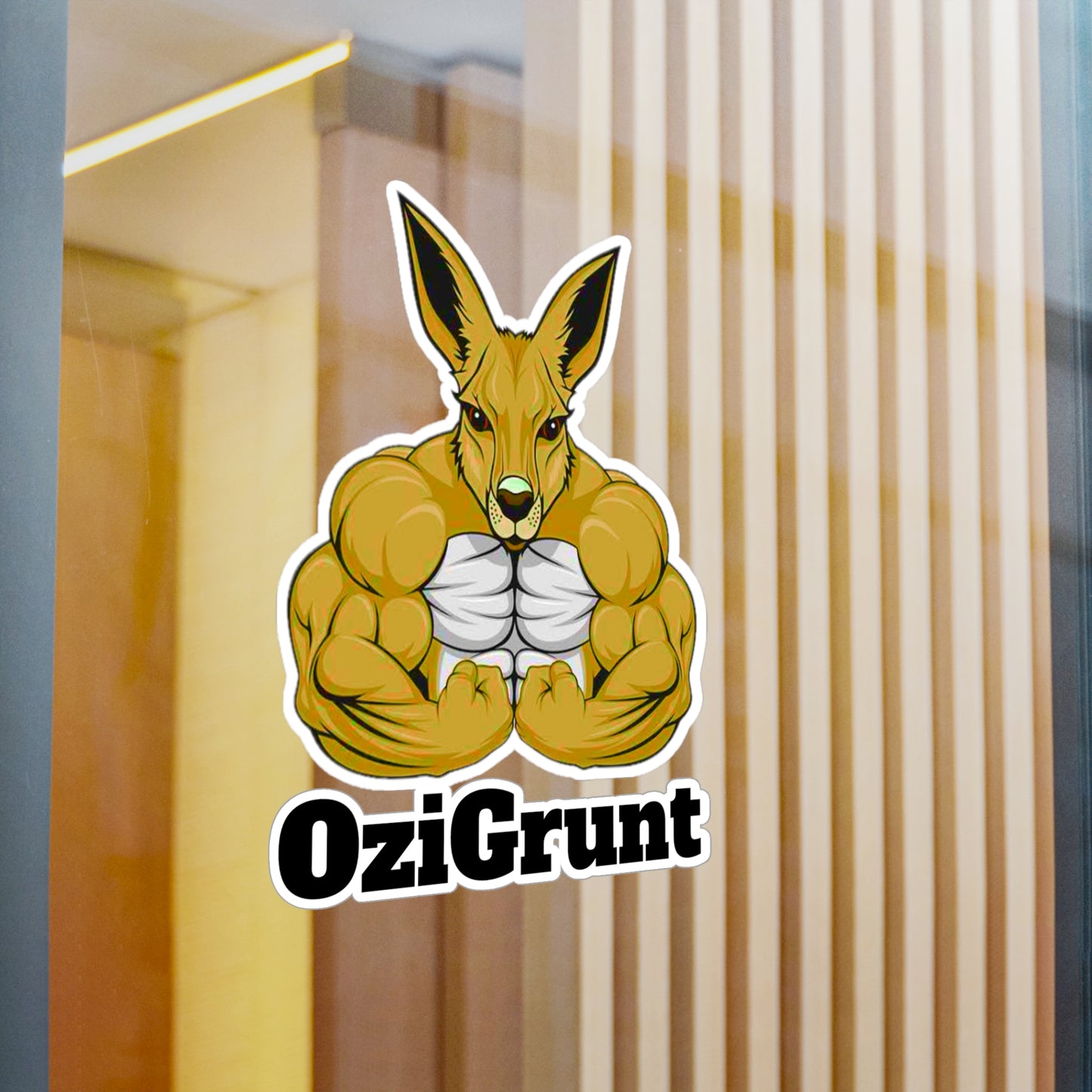 Ozi Grunt Stickers - Gold