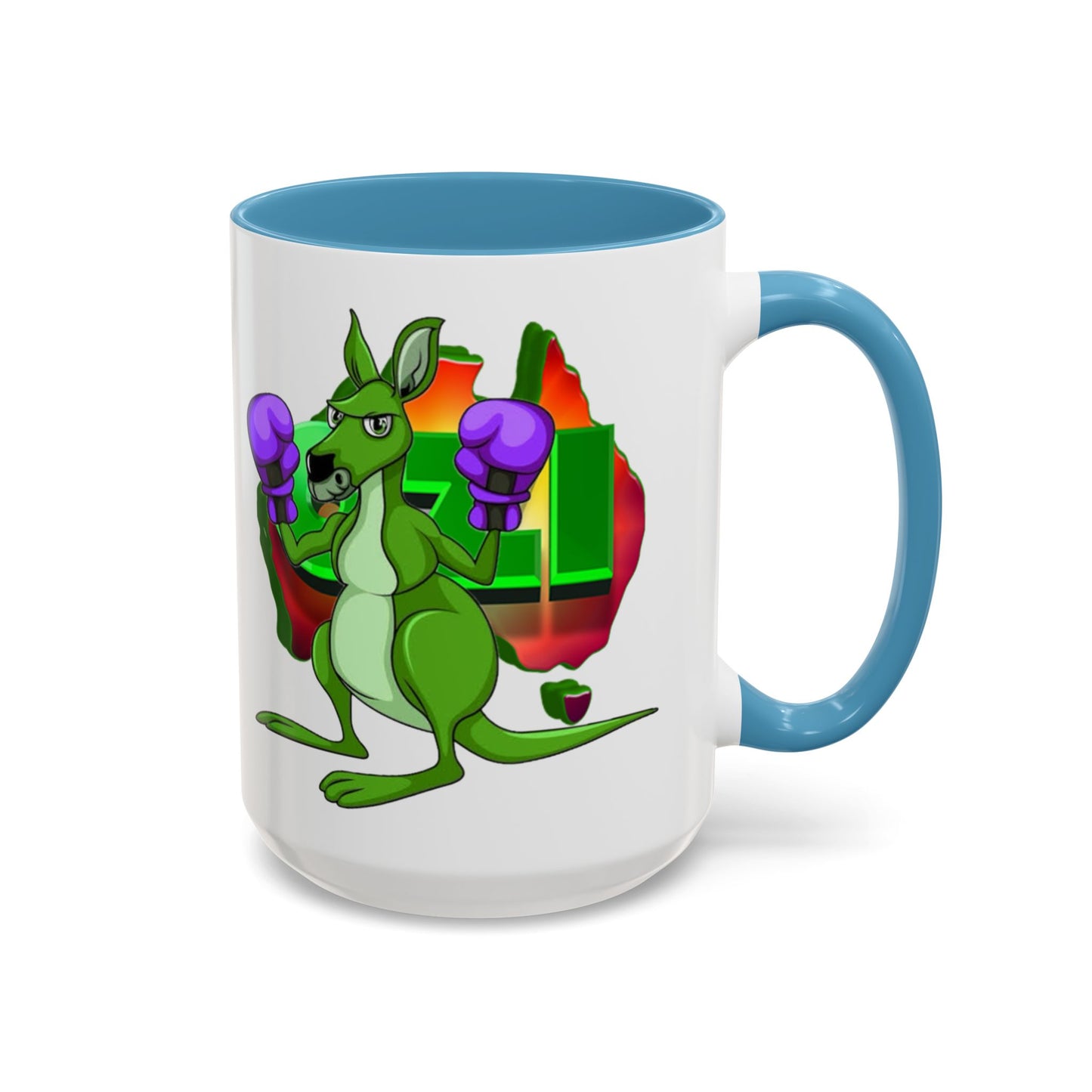 Ozi Mugs - Green Kangaroo