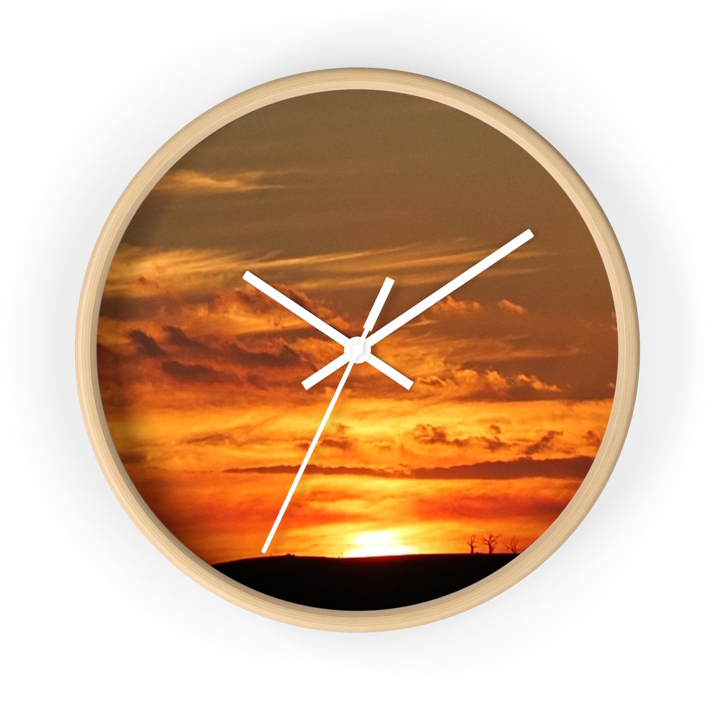 Ozi Pix Wall Clock - Sunset