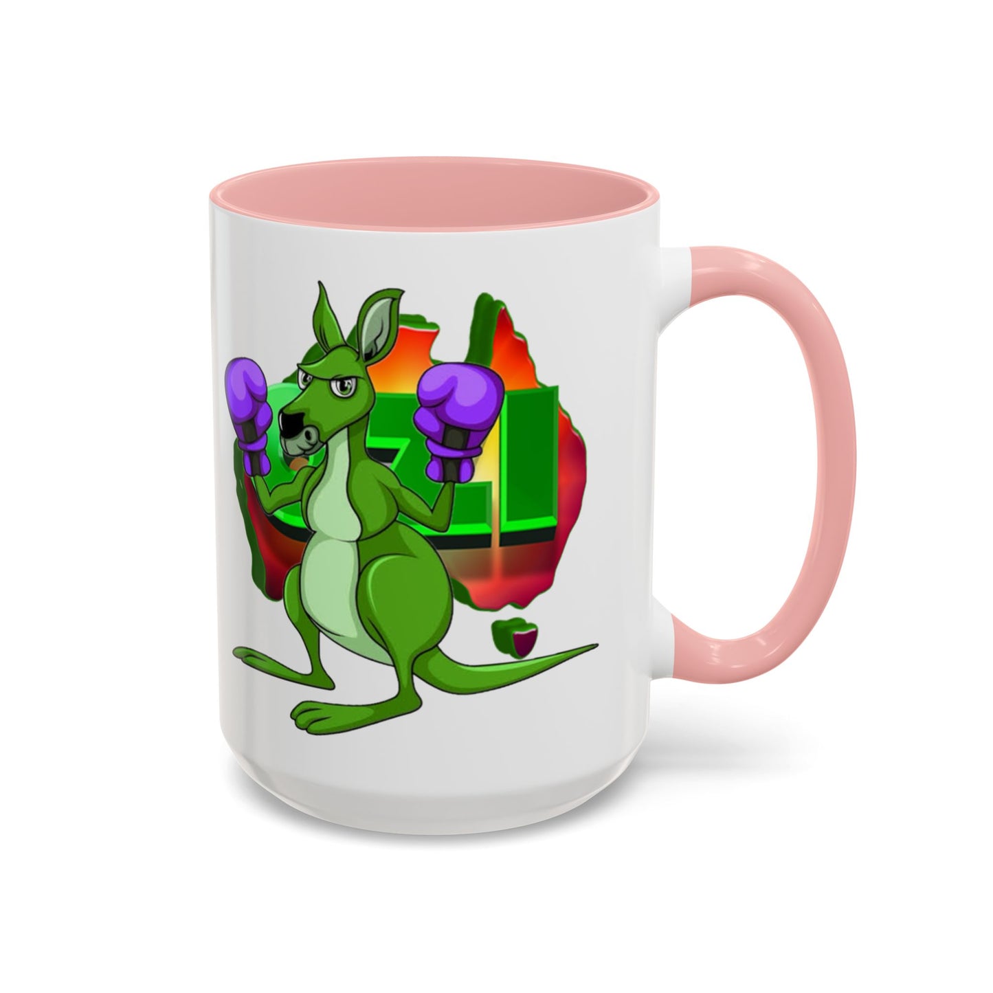 Ozi Mugs - Green Kangaroo