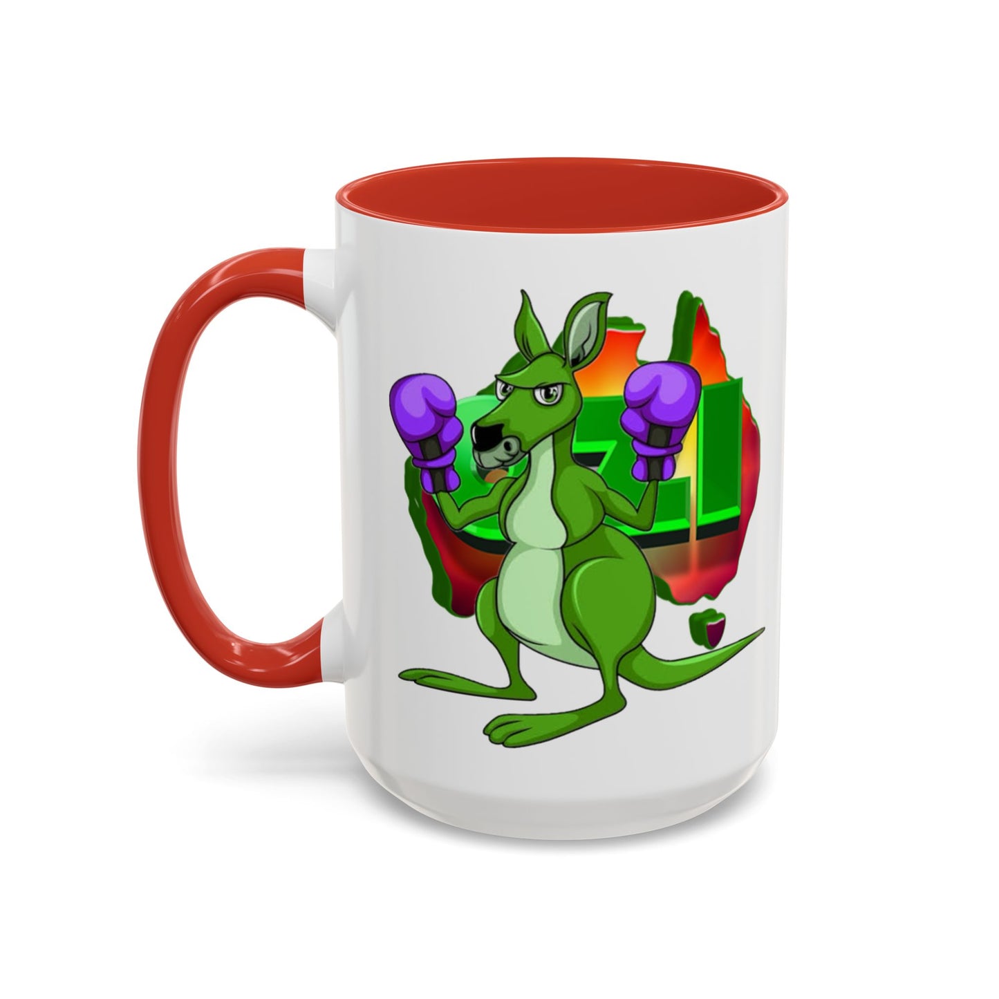 Ozi Mugs - Green Kangaroo