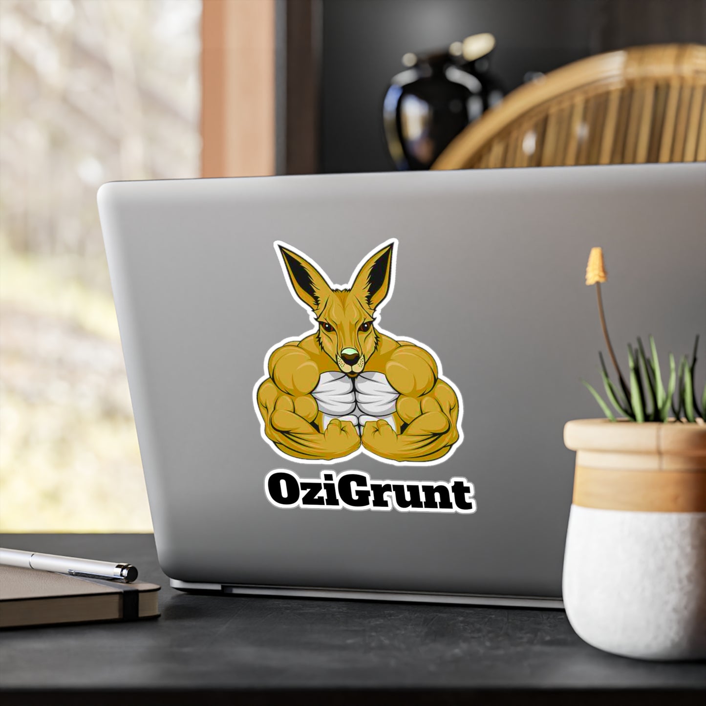 Ozi Grunt Stickers - Gold