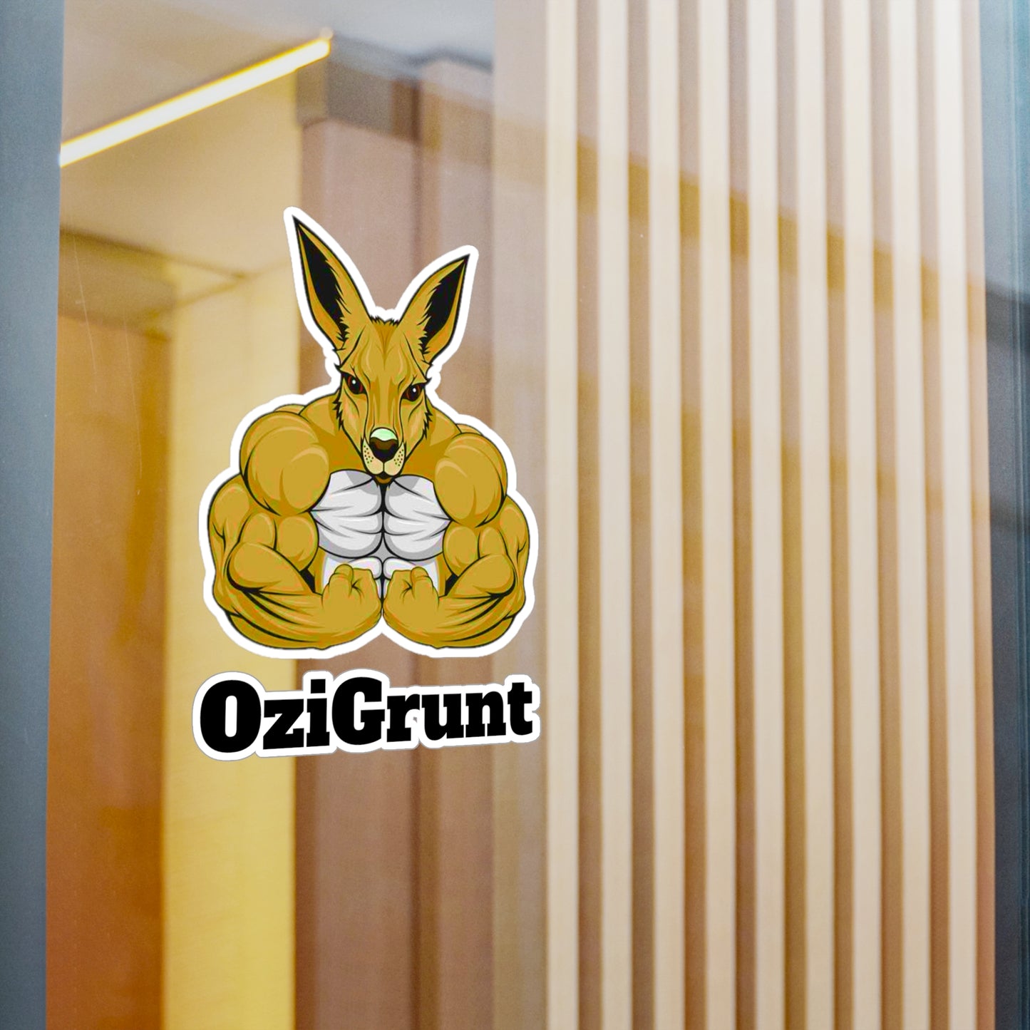 Ozi Grunt Stickers - Gold