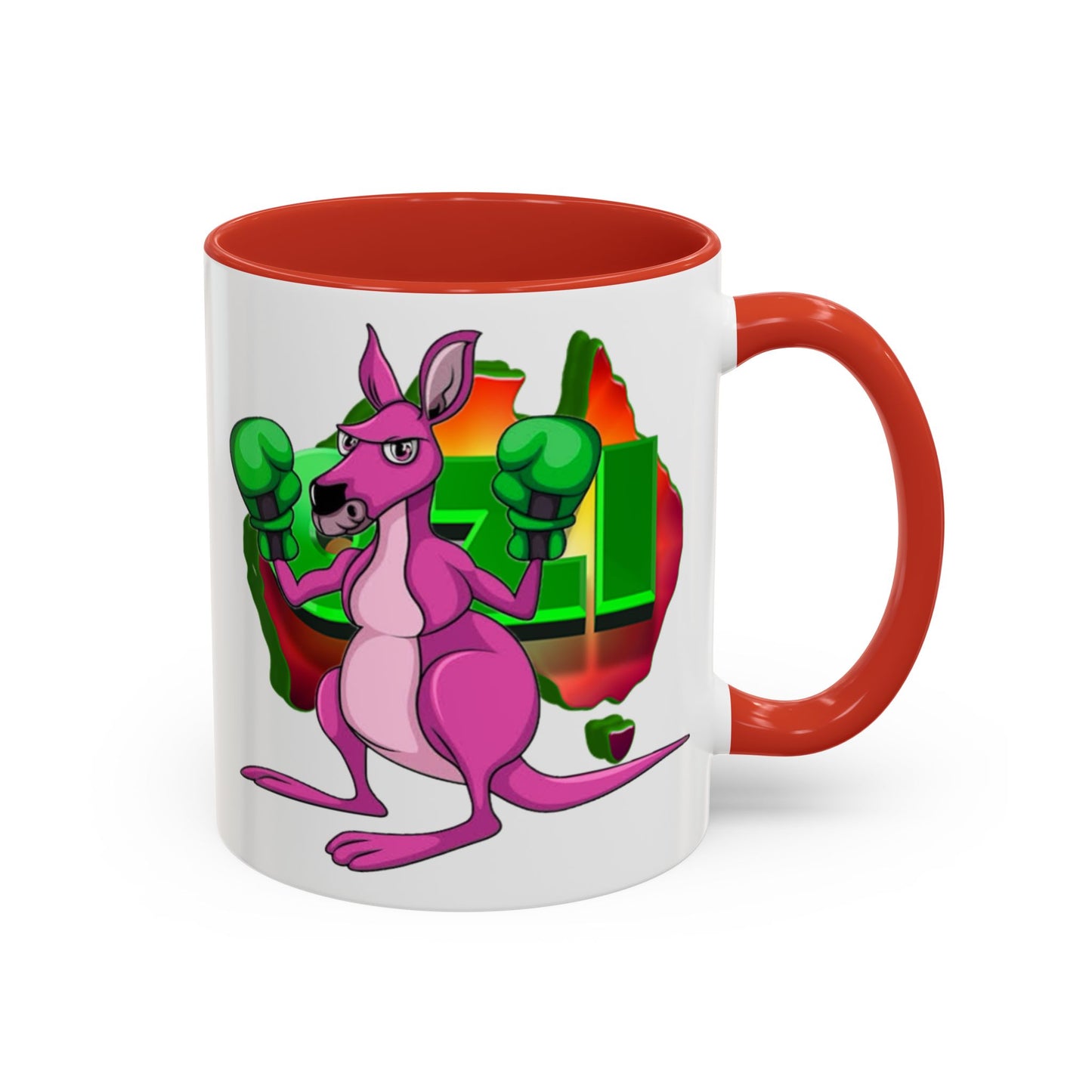 Ozi Mugs - Pink Kangaroo