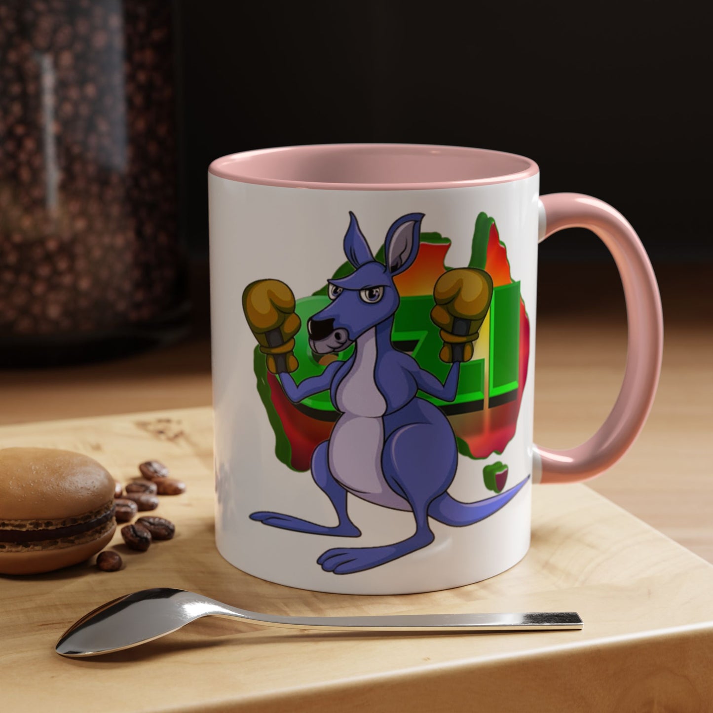 Ozi Mugs  - Blue Kangaroo