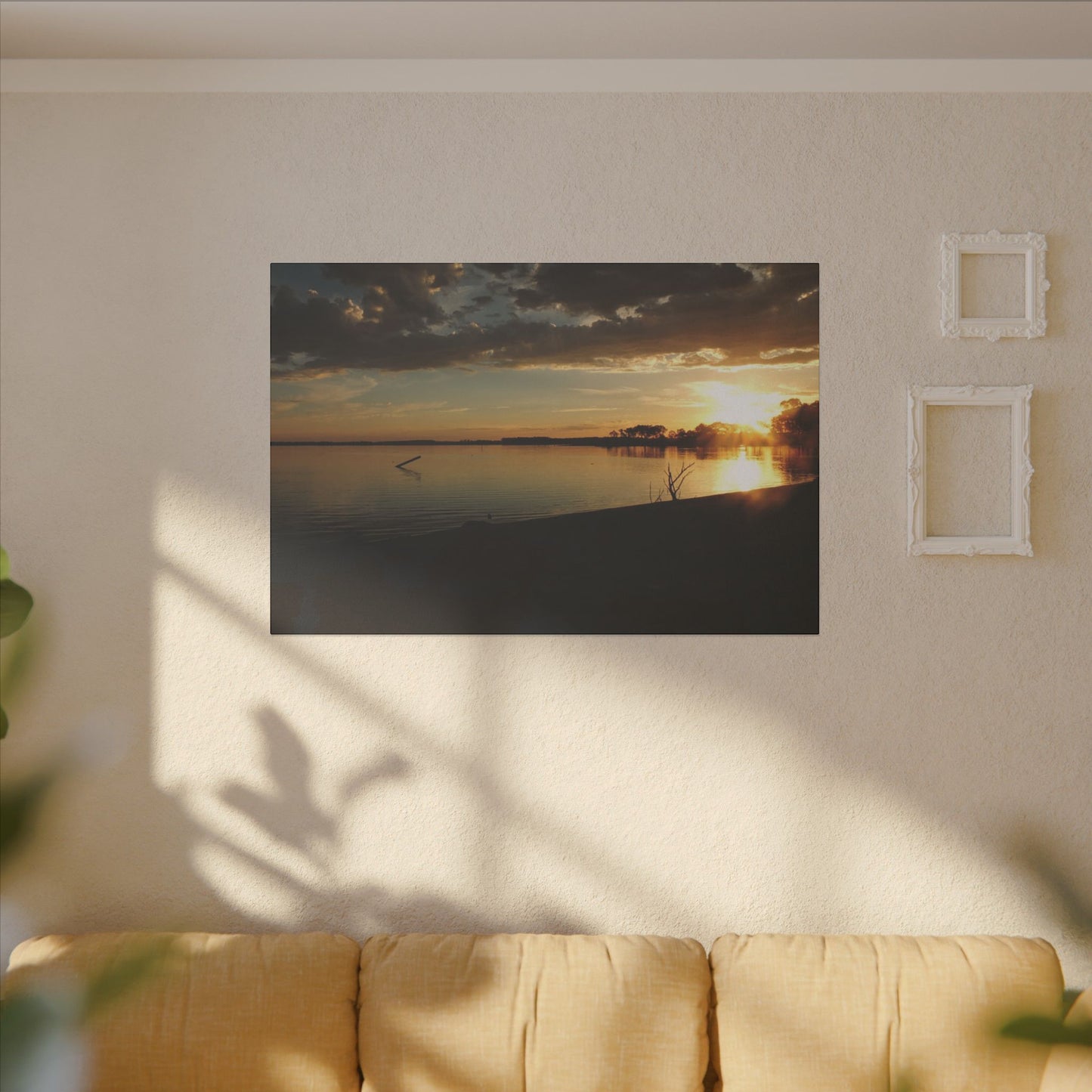 Pix By Ozi  "lake Colac Sunset"  Victoria Australia printed on Canvas