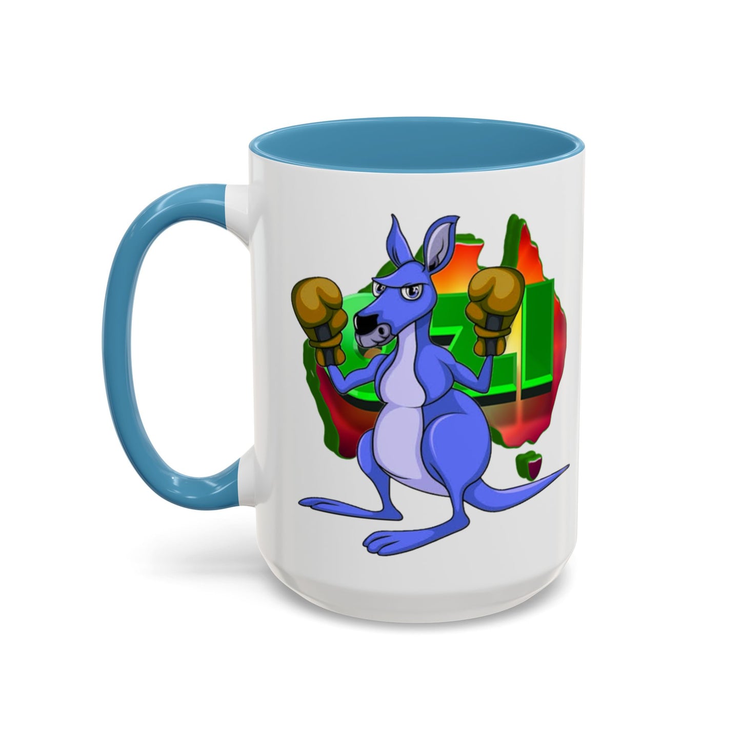 Ozi Mugs  - Blue Kangaroo