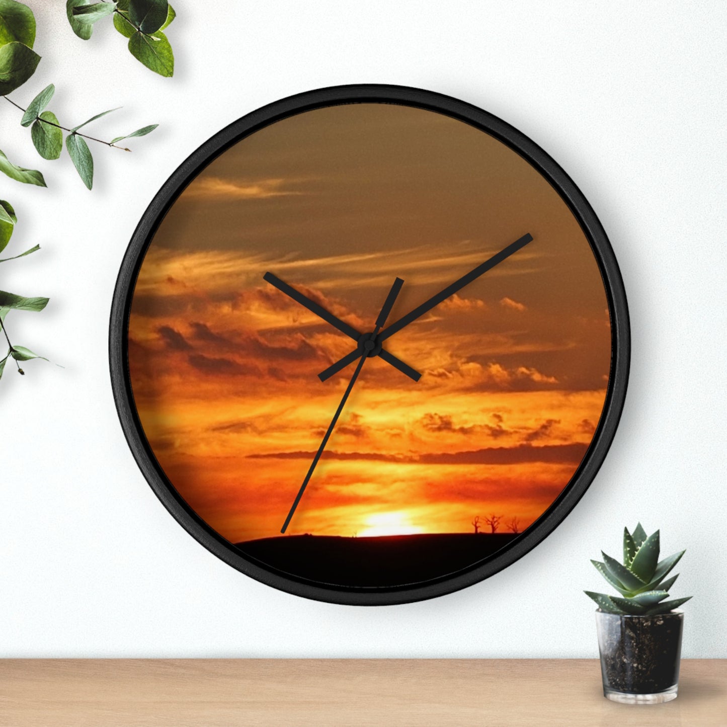 Ozi Pix Wall Clock - Sunset