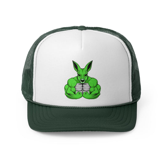 Ozi Grunt Kangaroo Trucker Caps - Green