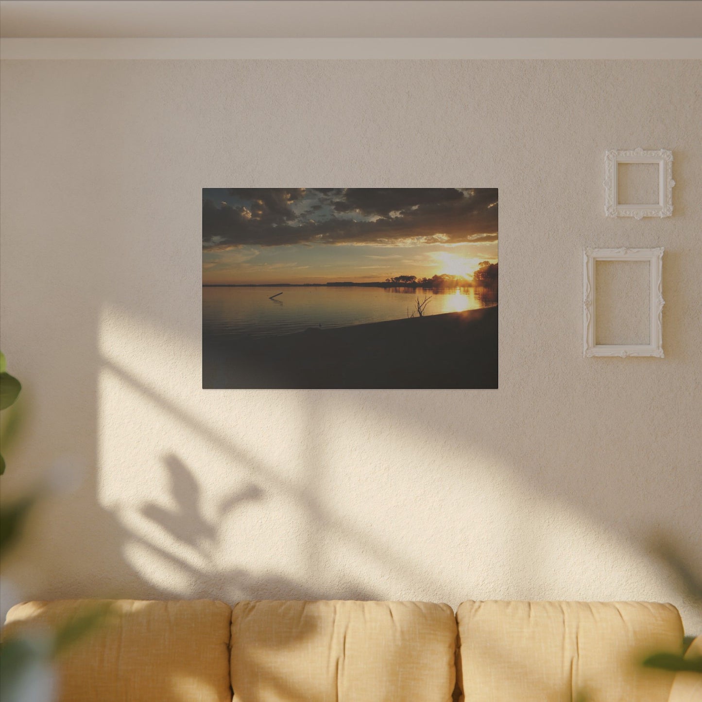 Pix By Ozi  "lake Colac Sunset"  Victoria Australia printed on Canvas