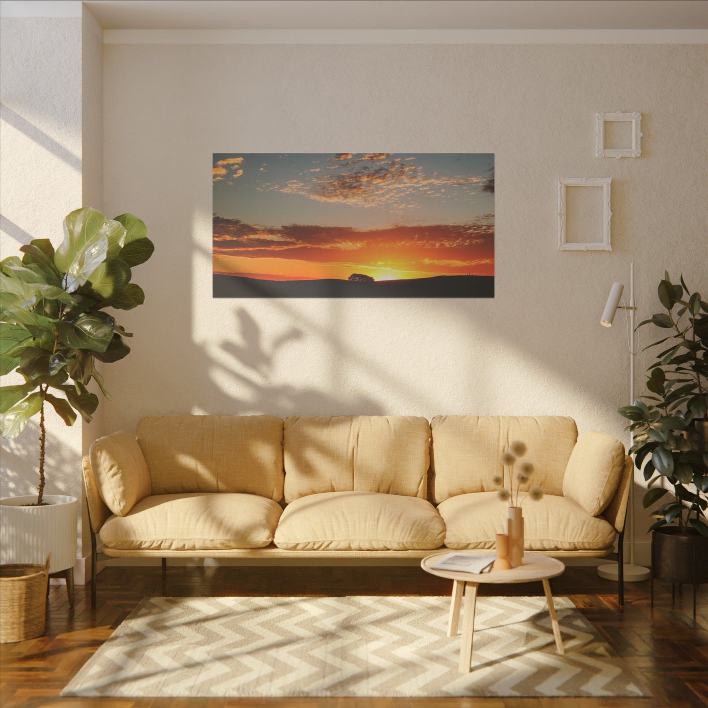 Pix By Ozi  "Doo Hill Sunset "  Victoria Australia printed on Canvas