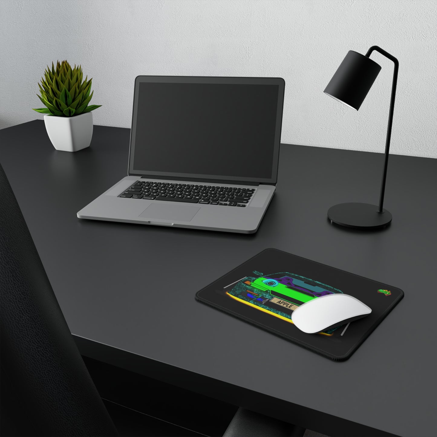 Ozi "APPLE" plated Layer Art Non-Slip Gaming Mouse Pad