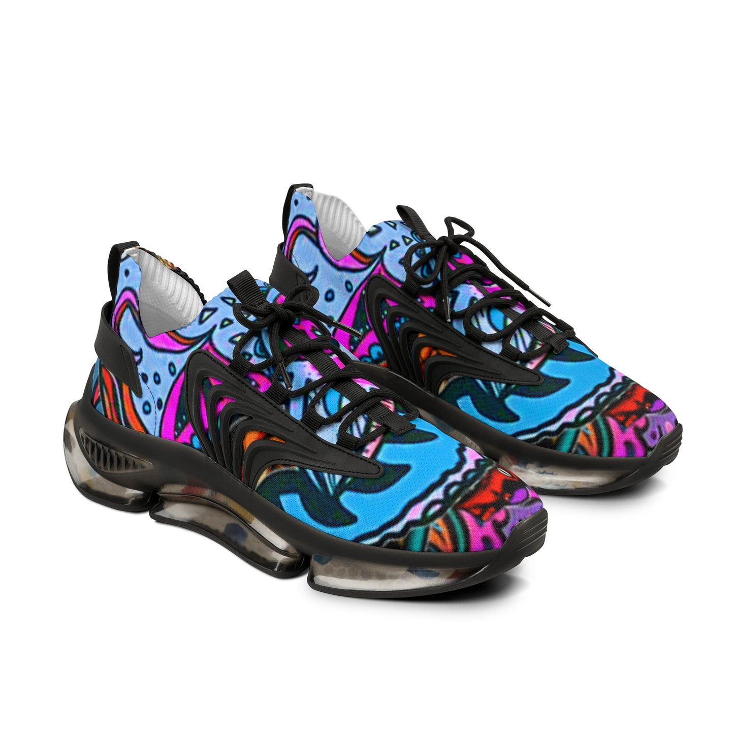 Ozi Mesh Sneakers - Mens -  Hand Drawn Art