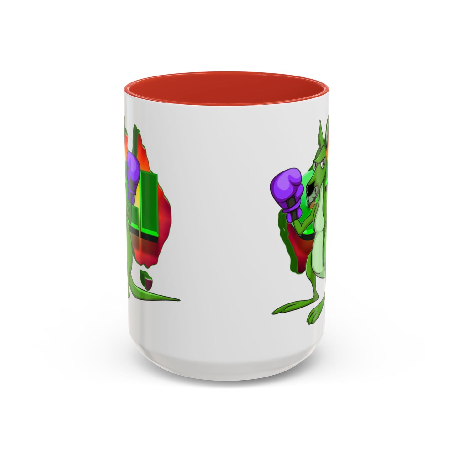 Ozi Mugs - Green Kangaroo