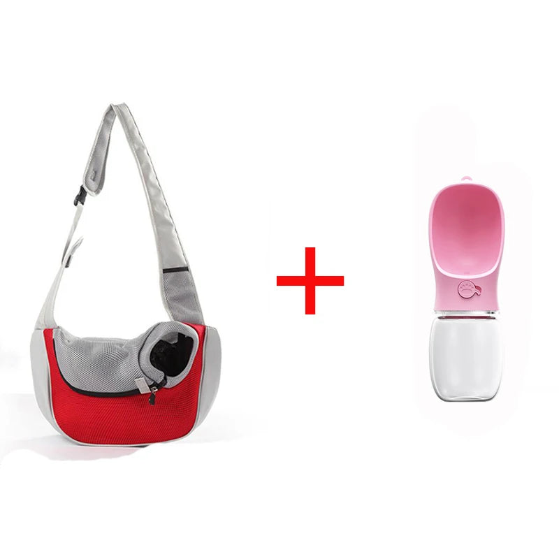 Comfort Mesh Dog Carrier Outdoor Shoulder Bag Handbag Oxford Slings Pet Travel Cats Tote Breathable Puppy Front Outdoor Cover