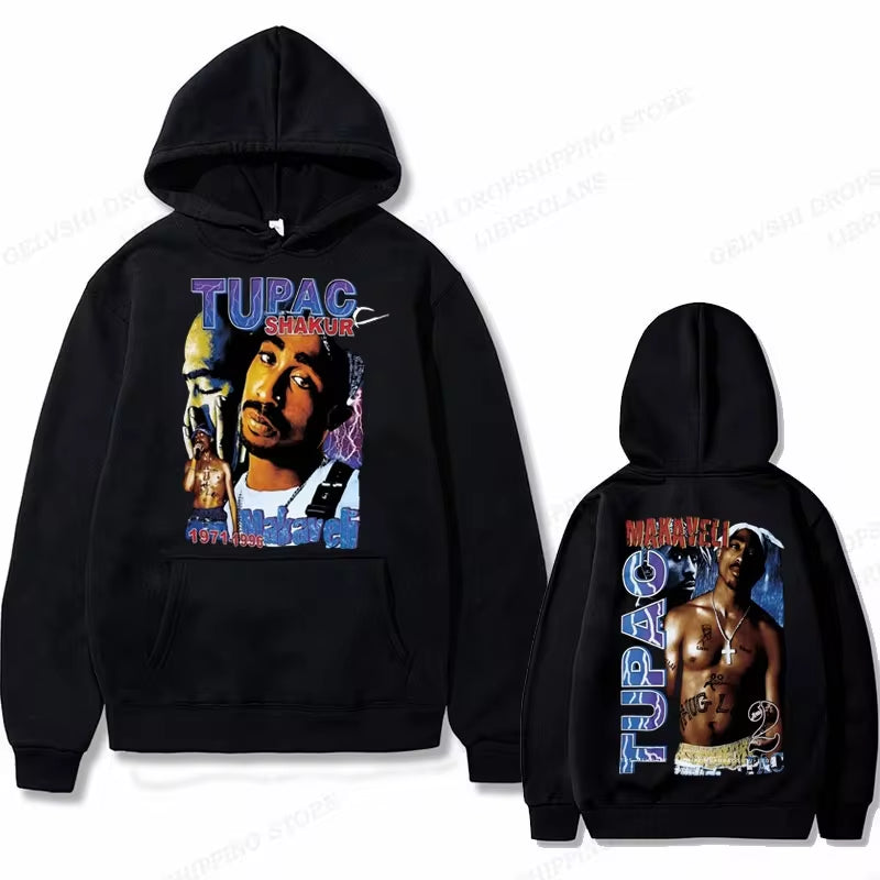 Hip Hop Rap Hoodie Men'S Fashion Hoodie Four Seasons Street Hoodie Women'S Jacket Men'S Street Costume Casual Punk Men'S Hoodie